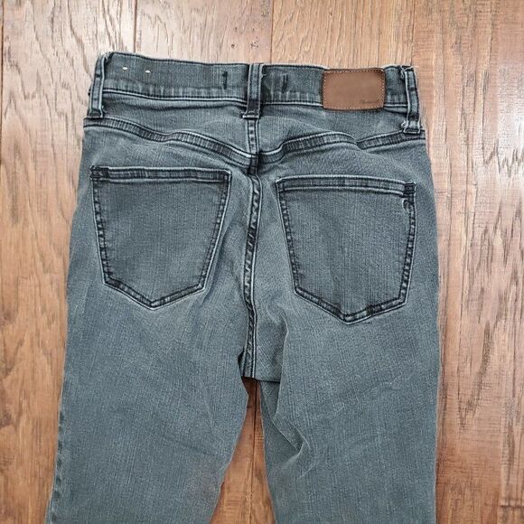 MADEWELL High Rise Skinny Jeans Gray 24 - Picture 6 of 10